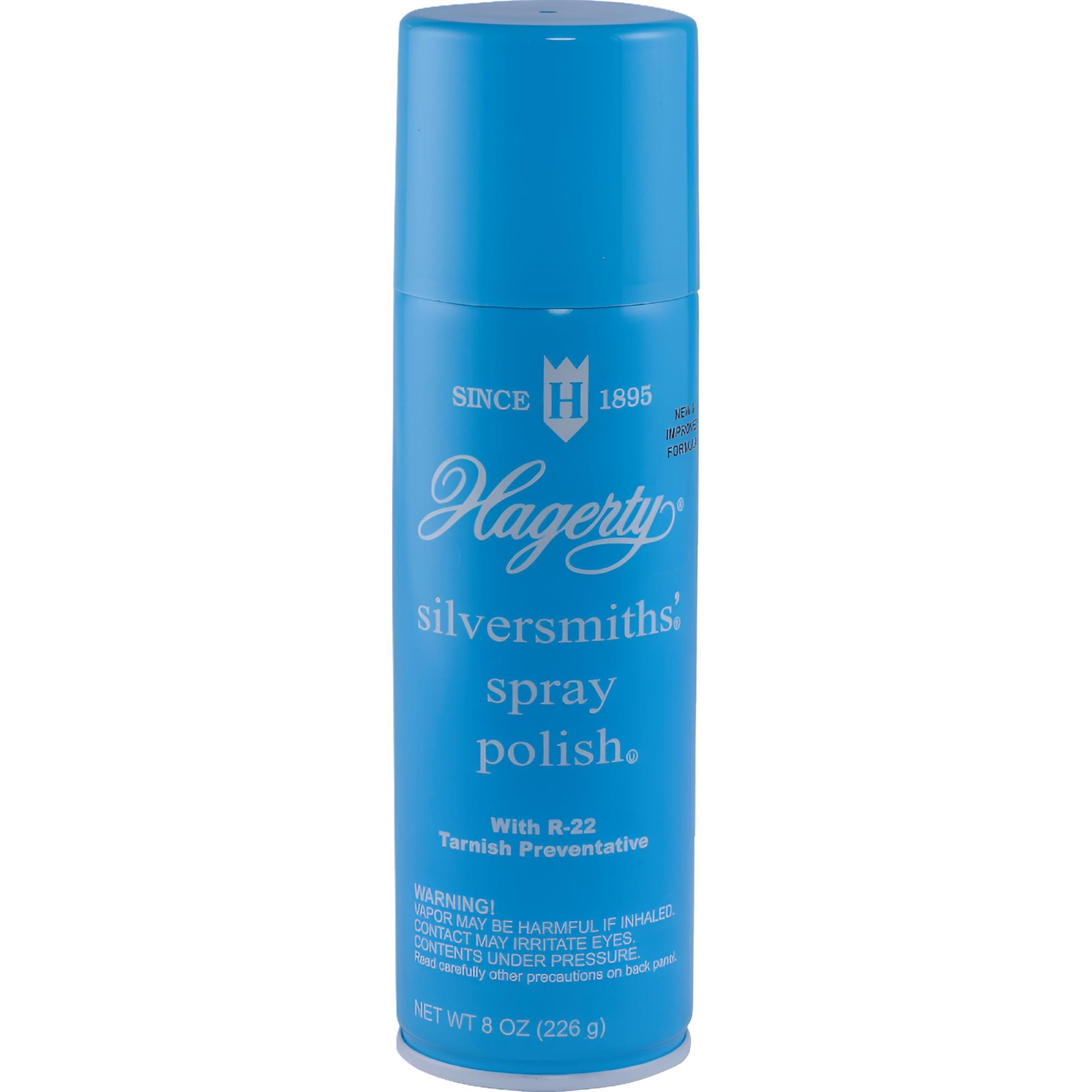 W J Hagerty Silversmiths Spray Polish - Tarnish Remover - 8 oz — Residential Use, Standard Application