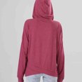 thumbnail image 6 of QUINDOS Hoodies for Women Tunic Womens Sweatshirts Casual Long Sleeve Crew Neck Plain Pullover Tops, 6 of 6