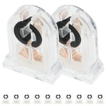 HOMEMAXS 12pcs Lamp Holder Replacement Light Socket LED Fluorescent Tube Parts Compatible with T8