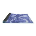 thumbnail image 2 of Ahgly Company Indoor Square Abstract Blue Modern Area Rugs, 5' Square, 2 of 4