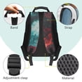 thumbnail image 4 of Pzuqiu Wolf Print Kids Backpack for Back to School Adjustable Padded Straps Large Capacity 17 Inch Elementary Middle School Bookbag for Kids Ages 6-14 Ideal for Daily Travel Use, 4 of 7