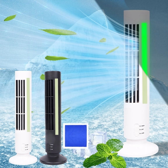Viflosae Tower Fans That Blow Cold Air Coolings Tower Fan Portable Fan Conditioner with Two Speeds Simulates Natural Wind To Bring Cool and Soothing Feel Suitable for Home Offices and Bedrooms