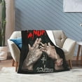 thumbnail image 5 of Real Anuel Hasta Aa La Muerte Blanket Flannel Throw Blanket for Couch Sofa Bed Funny Graphic Cover Blanket Comfortable Air Conditioning Blankets All Season 60"X50", 5 of 6