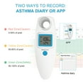 Digital Peak Flow Meter Spirometer Asthma COPD for Adults Kids Portable