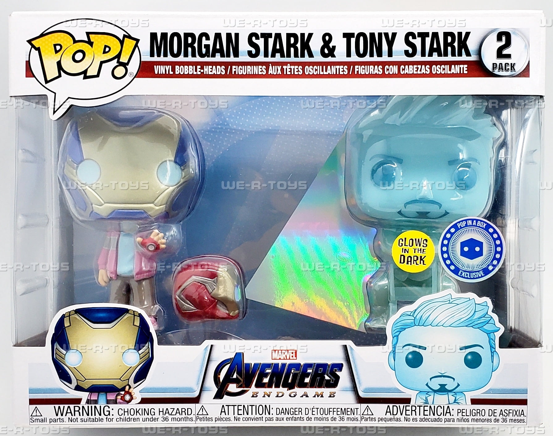 [2 Pack] Morgan Stark  Tony Stark Marvel Avengers Endgame Funko POP