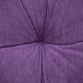 thumbnail image 3 of Corduroy Styled Purple Tufted Floor Pillow, 3 of 8
