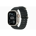 thumbnail image 1 of Restored Apple Watch Ultra 3 - GPS + Cellular - 49mm Natural Titanium Case with Black Ocean Band, 1 of 5