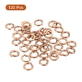 thumbnail image 3 of Unique Bargains 120 Pack Spring Lock Washer, Copper M3 Split Lock Washers Assortment, 3 of 6