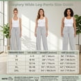 thumbnail image 2 of Olaglory Sweatpants Women High Waisted Wide Leg Pants Woman with Pockets and Drawstring Waist, Lightweight Baggy Sweatpants Joggers Yoga Pants, Gray, 2 of 10