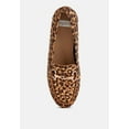 thumbnail image 4 of Meopa Horsebit  Studs Metallic Leopard Print Loafers, 4 of 5