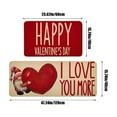 thumbnail image 2 of Uuowzo Valentine's Day Kitchen Floor Mats Two Piece Set Home Bedroom Carpet Door Mat Entrance Bathroom Door Fouling Mat Entrance Door Mat for Valentine'S Day Home Setting, B, 2 of 6
