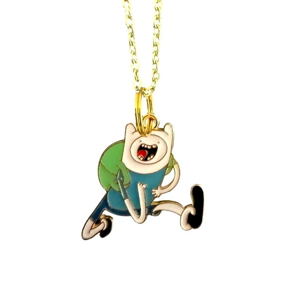 Adventure Time Cartoon Necklace Finn Character Charm Pendant