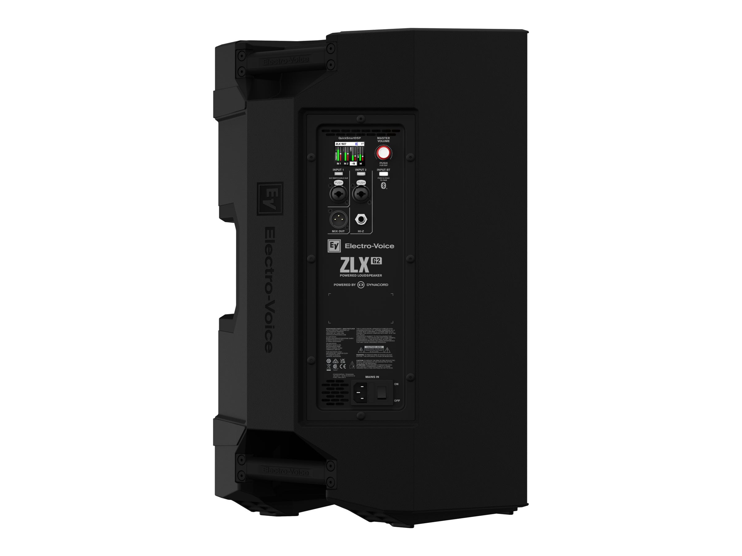 Electro-Voice ZLX G2 Series 4-Channel Digital Mixer Loudspeaker, Black, 15", 36.99 lbs