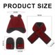 thumbnail image 3 of Gorro para bebé, guantes, bufanda, gorro cálido de invierno, bufanda, orejeras para bebé, bufanda con capucha, 3 of 6