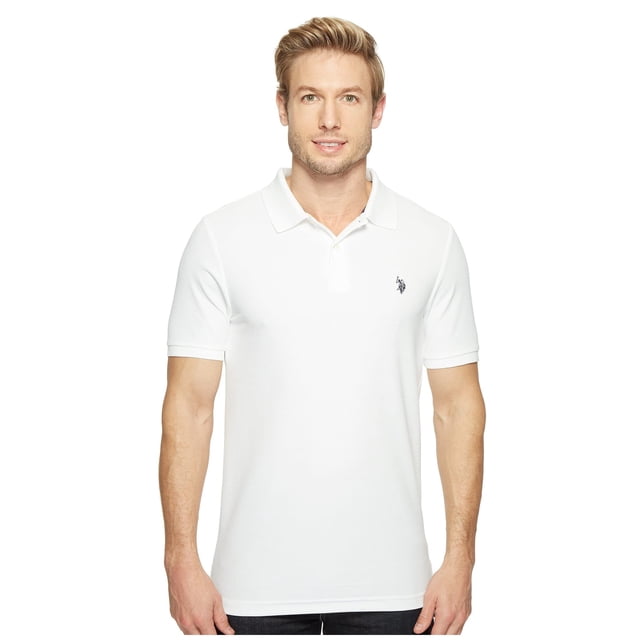 Remera Polo Ultimate Piqué Blanca U.S. Polo Assn. Talle M