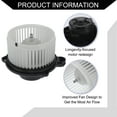 thumbnail image 6 of Unique Bargains No.971132K000 HVAC Heater Blower Motor Assembly for Kia Soul Inner Durable Metal Plastic1 Pc Black White, 6 of 6
