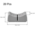 thumbnail image 4 of 80 piezas de perillas deslizantes de atenuación de mezclador de consola de 24 mm x 11 mm x 10 mm, reemplazo para potenciómetro, perilla gris, marca negra, 4 of 7