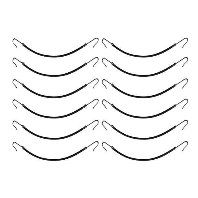 NUOLUX Hair Ponytail Hooks Elastic Bun Hookstyling Bands Tie Bungee