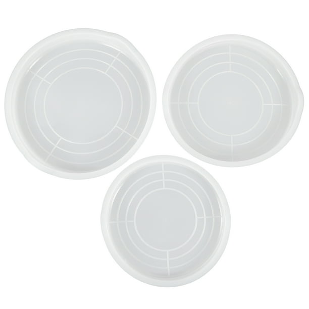 Juego de 3 tapas para bol de mezclar, tapa de plástico para bol de mezclar, tapa antiderrame para bol de cocina