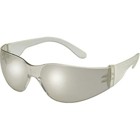 

Safety Glasses Starlite Clear Mirror Wraparound Lens And Frame Deep Temple Snug Comfortable Fit