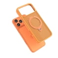 thumbnail image 4 of TECH CIRCLE for iPhone 11 Case, Micro-Holes Breathable Design, Heat Dissipation, Built-in Rotating Ring Kickstand, Compatible with MagSafe Wireless Charging, Protective Slim Cover, Orange, 4 of 9