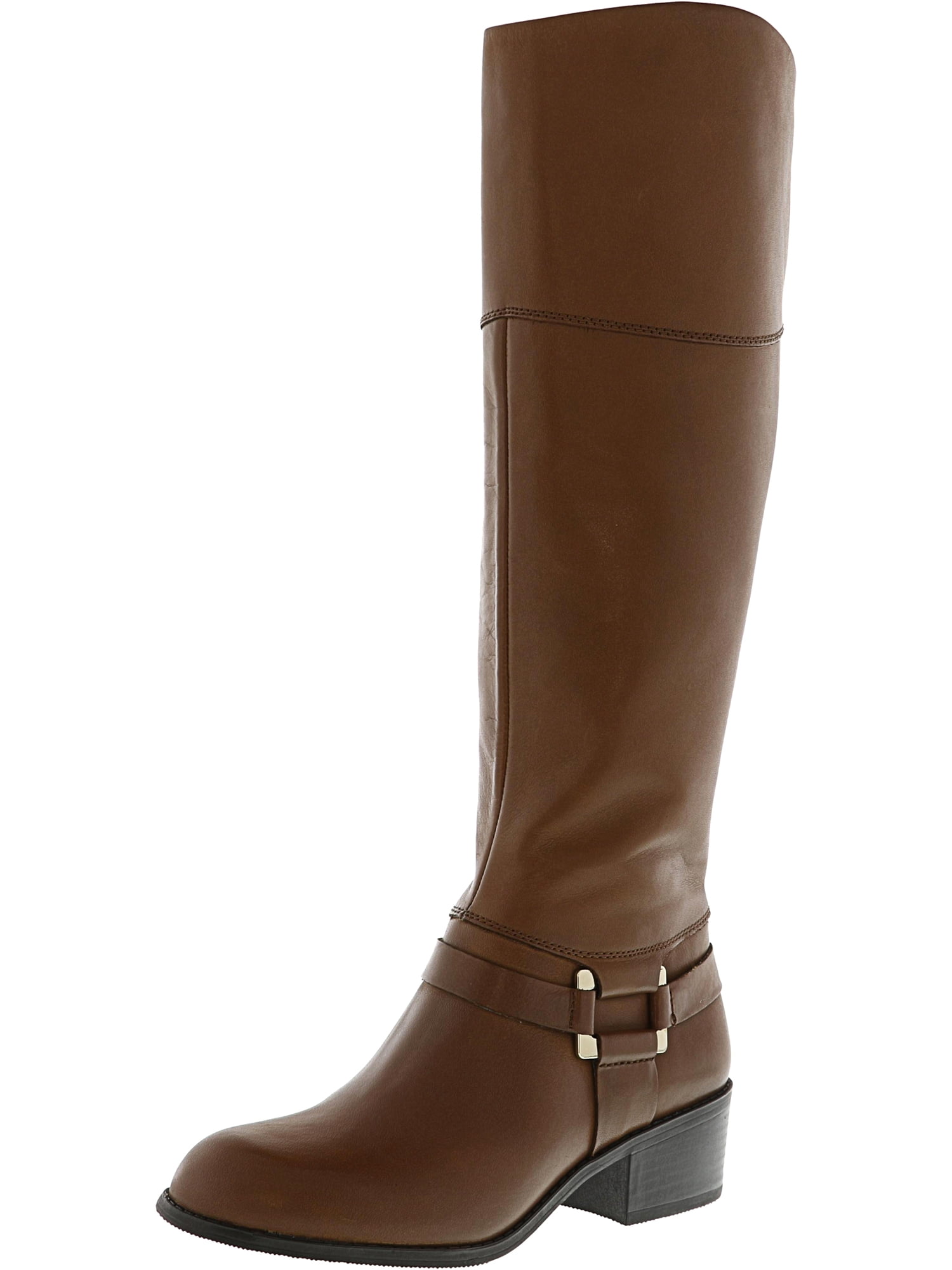 Women's Biliee Cognac KneeHigh Leather Equestrian Boot 5.5M