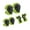 Green, variant on 6Pcs/Set Skating Protective Gear Kit with Knee Elbow Pad Wrist Guard Protector Roller Skate Skateboard Scooter Bike Cycling Safety Equipment