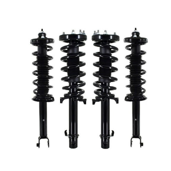 Set 4 Front-Rear Quick Complete Strut-Coil Spring For 2009-2014 Acura Tl SH-AWD