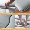 thumbnail image 6 of Litake Japanese Floor Mattress Futon Mattress, Thicken Tatami Mat Sleeping Pad Foldable Roll Up Mattress Boys Girls Dormitory Mattress Pad Kids Floor Lounger Pillow Bed, Grey, 6 of 8