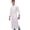 White, variant on DOVACKA Unisex Bistro Chef Apron, Adjustable Cotton Bib Apron with Pockets for Restaurant Server