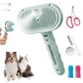 thumbnail image 2 of UYGDUY-Pet Steam Brush for Dogs and Cats, 3 in 1 Steam Grooming Brush for Hair Shedding and Removal, Cleaning Spray Comb with Mist for Long-Haired Pets, Include Flea Comb, Nail Clippers, 2 Pet Toothb, 2 of 4