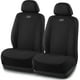 thumbnail image 1 of Fundas para asientos de coche Skechers Premium, poliéster transpirable, color negro, 1 of 6