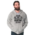 thumbnail image 5 of Thank God For Hunting Season Antlers Zip Up Hoodie Men's Women's Brisco Brands L, 5 of 5