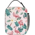 thumbnail image 5 of Insulated Lunch Box for & Women - Flamingo Lunch Bag for Work, Picnic, , Travel, Hiking, Beach or Fishing - Polyester Palm Floral, 5 of 8
