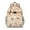 Yorkie with Flowers, variant on Pugs and Flowers Backpack for School,Cute School Bag,Schoolbag with Adjustable Shoulder Straps & Padded Back,15.25"x11.5"x5.25"