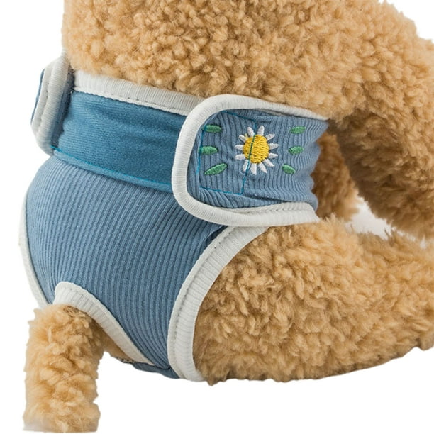 Pantalones Fisiológicos Suaves Para Mascotas, Pañales Ajustables Para Perros Femeninos, Pantalones Sanitarios Para Mascotas A Prueba De Fugas Sweethay PT002712-12