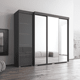 thumbnail image 3 of Aria 3D-EX Wardrobe with 3 Mirrors, 3 of 6