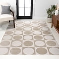 thumbnail image 4 of JONATHAN Y SANDSTONE 5 x 8 Area Rug, Helena Circles In Squares - Beige/Cream, SND104A-5, 4 of 8