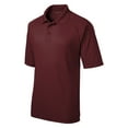 thumbnail image 7 of Mens Dri-Mesh Pro Polyester Polo Shirt Maroon 2X-Large, 7 of 7