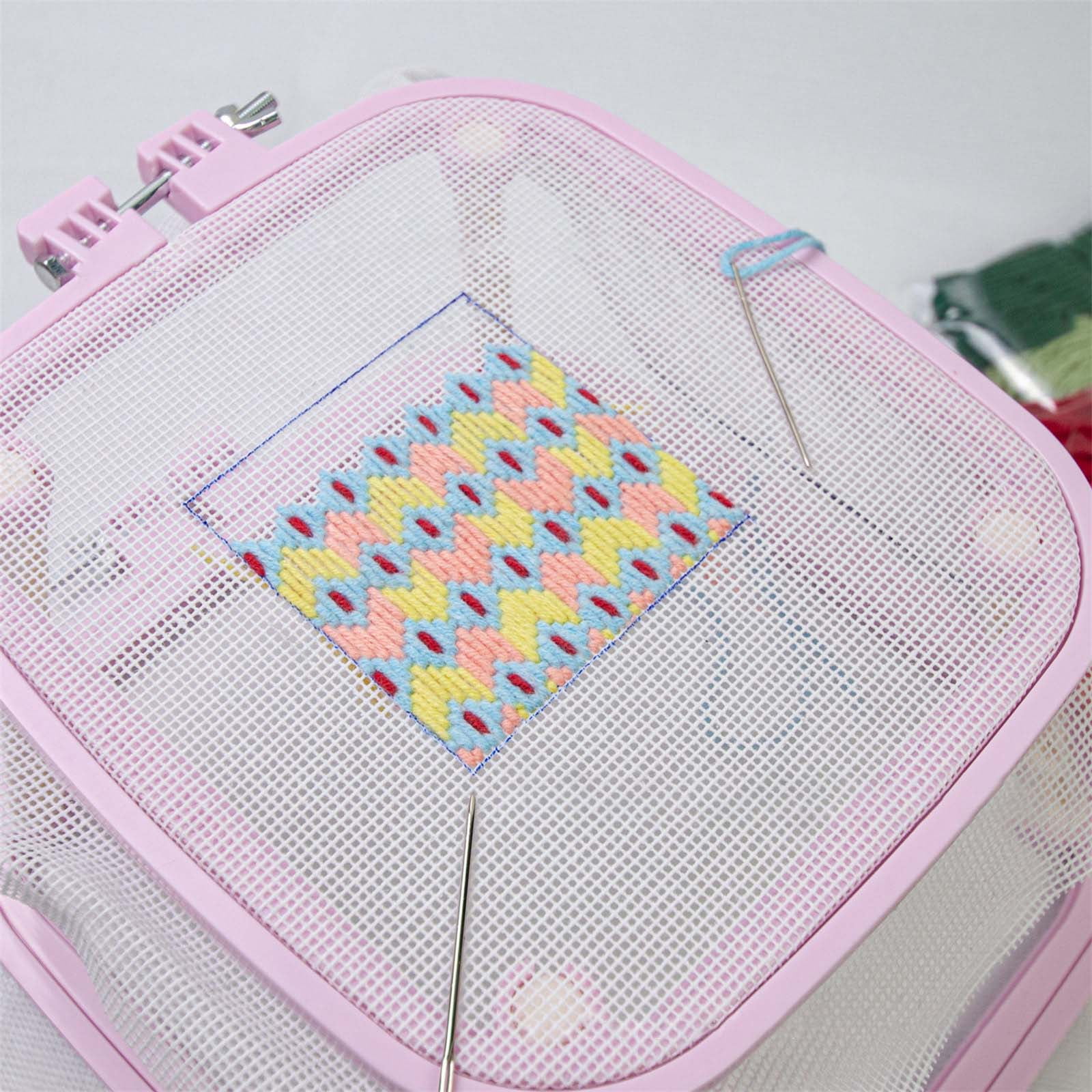 URTERYSER 14CT Canvas Sheets Needle Point Canvas Practical Meshes Sheets Needlepoint Canvas Meshes for Embroidery Crochet Projects