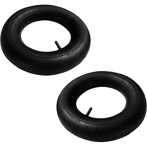 Professional EZ Travel Collection 16-Inch Wheel Extra Thick Barrow Inner Tube 4.00-8 (Pair)