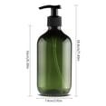 thumbnail image 2 of 4PCS Dark Brown Pump Bottle, Shampoo Bottles With Pump For Shampoo Conditioner, Shampoo Lotion Body Wash 500ml, 2 of 8