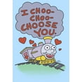 thumbnail image 3 of Men's The Simpsons I Choo-Choo-Choose You  Graphic Tee Light Blue Medium, 3 of 4