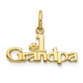 thumbnail image 1 of 10K Yellow Gold #1 Grandpa Charm, 1 of 2