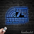 thumbnail image 4 of Handmadetneonsign 50th Birthday Metal Wall Art Light, Birthday Metal Sign Wall Decor, Party Metal Decor 57061, 4 of 5