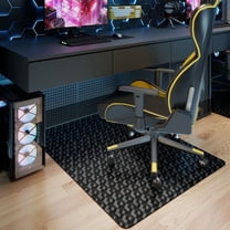 Petoto Office Chair Mat for Hardwood Floor, 36'' x 48'' Anti-Slip Waterproof Floor Protector Desk Chair Mat for Rolling Chairs, Easy Glide Floor Mat for Home, Gaming