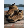 thumbnail image 6 of Boulder Creek by KingSize Men's Big & Tall Lace-Up Hiking Boots - 9 EW, Brown Suede, 6 of 6