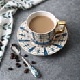 thumbnail image 4 of Taza de café de hueso de lujo, luz europea, China, juego de té de la tarde de cerámica británica, exquisito, creativo, 4 of 7