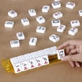thumbnail image 2 of Segawe High-Quality 166 Tiles American Mahjong Set W/Hand-Painted Tiles, All-in-One Racks/Pushers,, 2 of 10