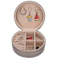 thumbnail image 3 of Colgantes Collar Almacenamiento Organizador De Joyas, Tienda Joyas Caja De Almacenamiento De Joyas, Para Bodas Día De La Madre Regalo De Navidad Día De San Valentín ANGGREK Oro champán, 3 of 8